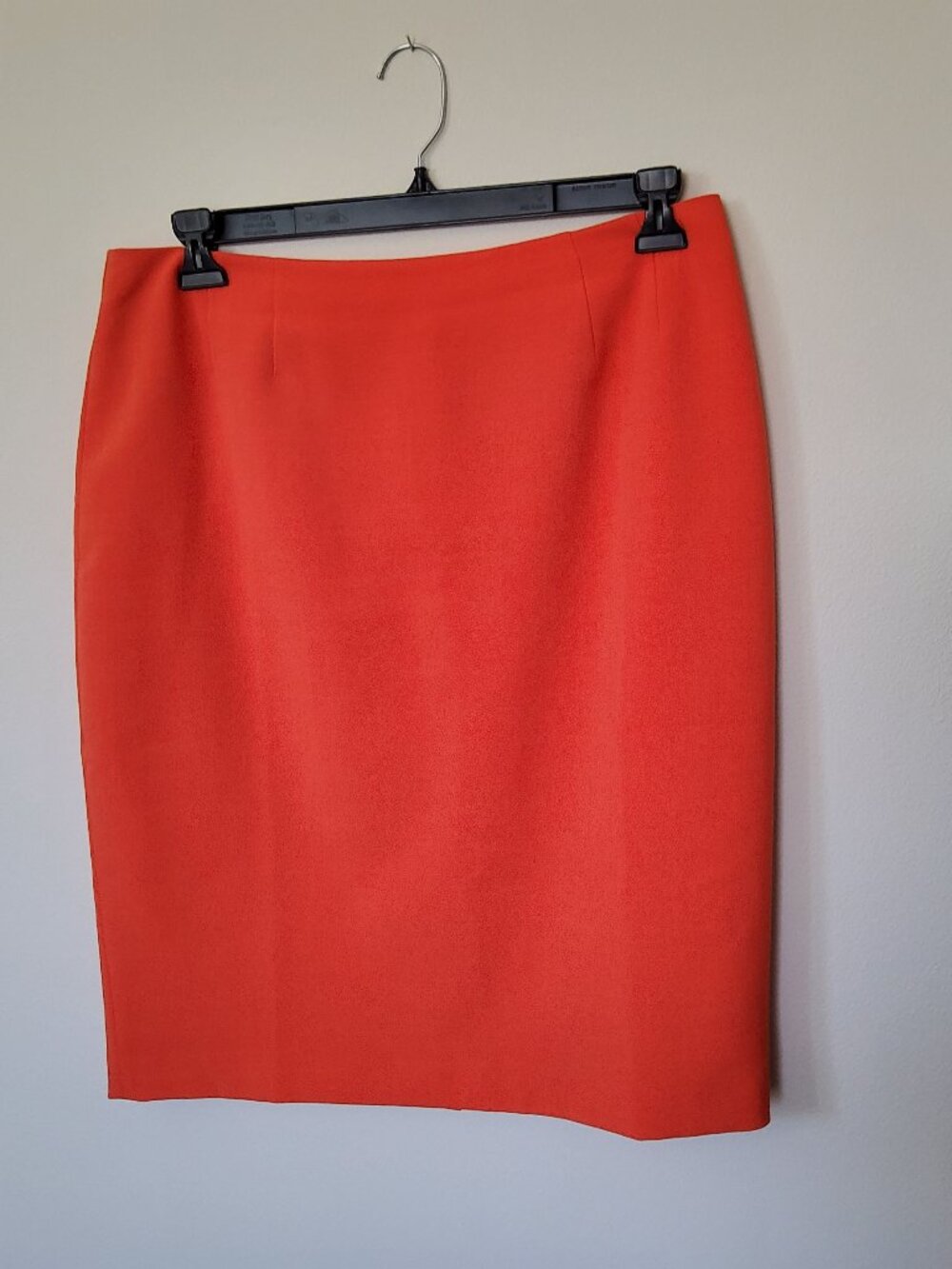 Orange Pencil skirt size 12 Evan Picone black label